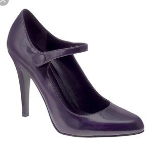 Aldo purple mary jane pumps